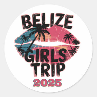 Adesivo Belize Girls Trip Adventure Tropical