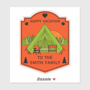 Adesivo Bell Tent Glamping Business
