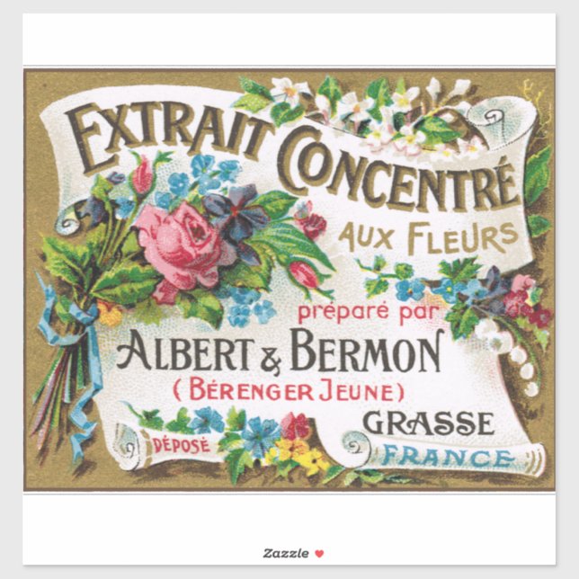 Adesivo Belle Epoch Perfume Francês (Folha)