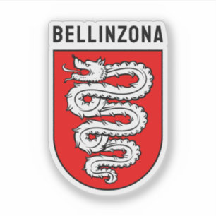 Adesivo Bellinzona casaco de braços, Suiça
