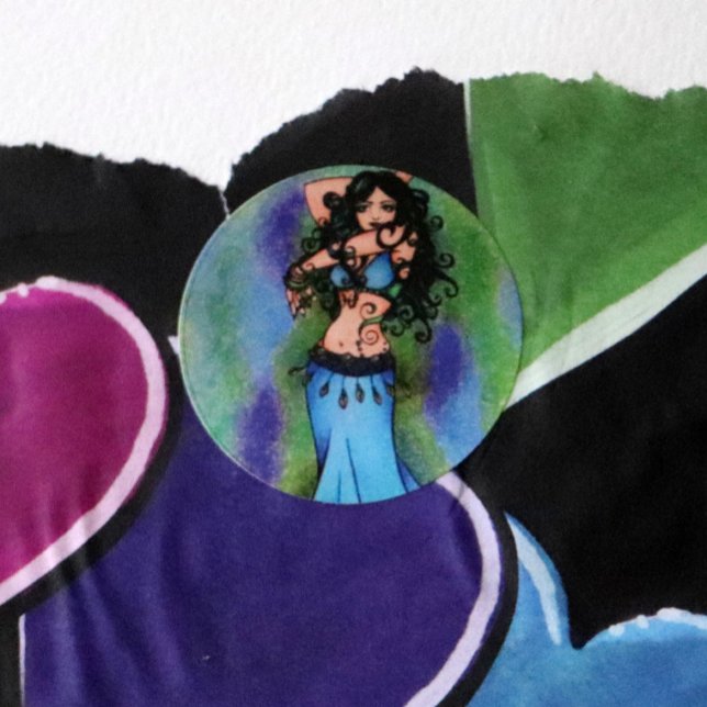 Adesivo Belly Dancer (Criador carregado)