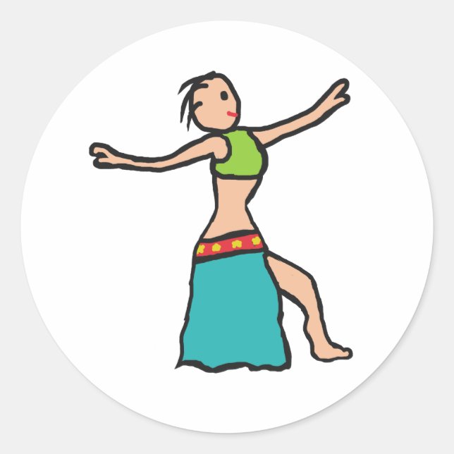 Adesivo Belly Dancing (Frente)