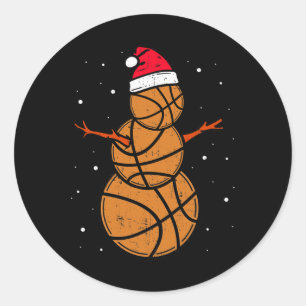 Adesivo Belo Basquete Para Rapazes Meninas Neve De Natal