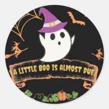 Belo Chá de fraldas Laranja Bonito de Halloween Bo