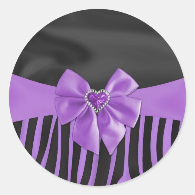 Adesivo Belo chic elegante tecido de seda zebra (Frente)