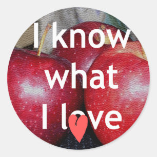 Adesivo Belo Design de citação de texto da Apple