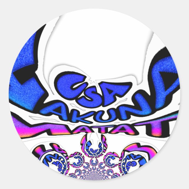 Adesivo Belo e impressionante texto divertido dos EUA, pad (Frente)