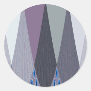 Adesivo Belo Impressão de Design de Arte Chevron