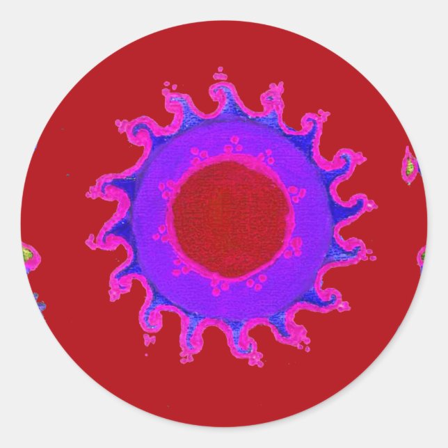 Adesivo Belo Incrível Motif Mehndi Maroon Art. (Frente)