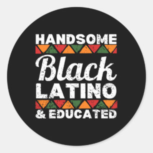 Adesivo Belo latino negro e educado depois do latino