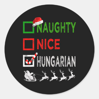 Adesivo Belo Natal Húngaro Pijama Engraçado San