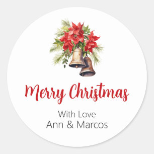 Adesivo Belo Poinsettias Greenerage Foliage Natal