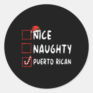 Adesivo Belo porto-riquenho Natal Porto Rico Ele
