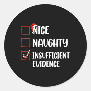 Adesivo Belo prazer Prova Insuficiente de Papai Noel