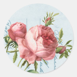 Adesivo Belo rosa de colheita
