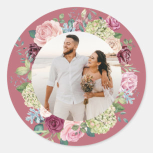 Adesivo Belo Rosa Spray Photo Sticker