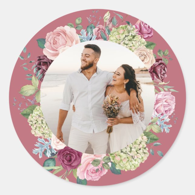 Adesivo Belo Rosa Spray Photo Sticker (Frente)