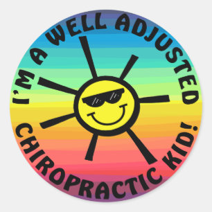 Adesivo Bem Ajustado Chiro Kid Stickers