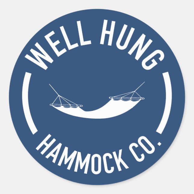 Adesivo Bem Hung Hammock Company (Frente)