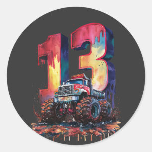 Adesivo Bem-vinda, começa a lenda Monstrous Truck, de 13 a