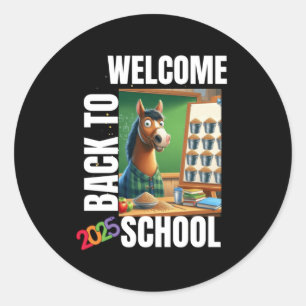 Adesivo Bem-Vindo À Escola 2025 Sticker