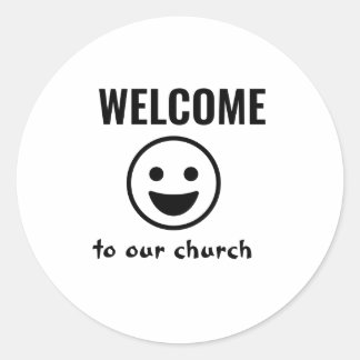 ADESIVO BEM-VINDO À IGREJA