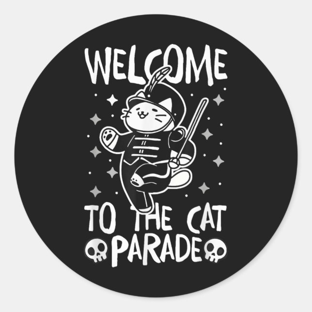 Adesivo Bem-Vindo À Parada Do Gato (Frente)
