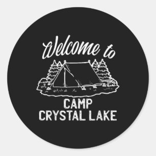 Adesivo Bem-vindo ao Acampamento Crystal Lake