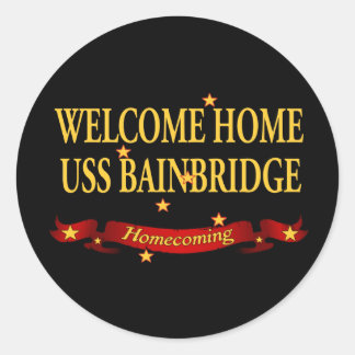 Adesivo Bem-vindo ao Home USS Bainbridge