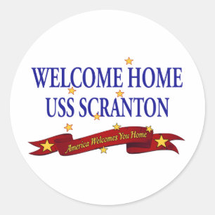 Adesivo Bem-vindo ao Home USS Scranton