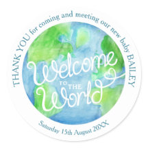 Bem-vindo ao obrigado personalizado de arte mundia