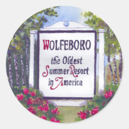 Adesivo Bem-vindo ao Sinal de Wolfeboro NH