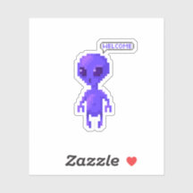 Bem-vindo Gamer Alien Pixel