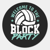 Bem-vindos à festa Engraçado Voleibol