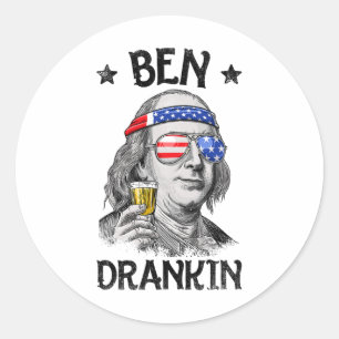 Adesivo Ben Drankin 4 De Julho Benjamin Franklin Men Wome