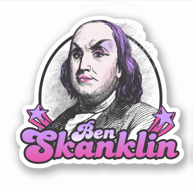 Adesivo Ben Skanklin (Frente)