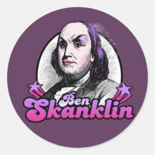 Adesivo Ben Skanklin T-Shirt