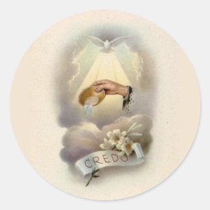 Adesivo Bênção baptismal com Espírito Santo