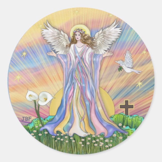 Adesivo Bênção de Anjo (Frente)