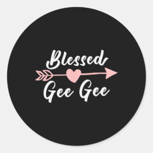 Adesivo Bênção Gee-Gee Arrow Heart Love Cute Engraçado Gee