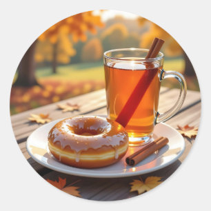 Adesivo Bênçãos de Outono Cider e Donut