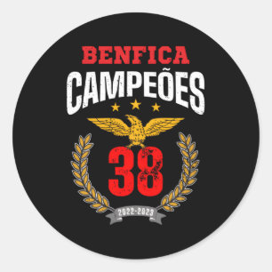 Adesivo Benfica Campeao 38 Portugal
