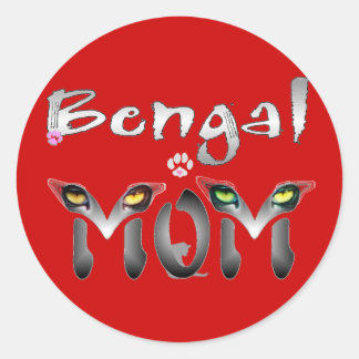 Adesivo Bengal Cat presentes da mãe
