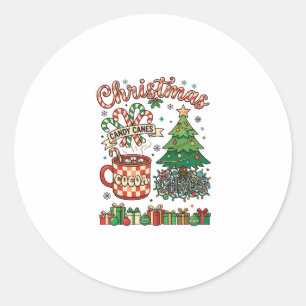 Adesivo Bengalas de Natal Cacau Caos Árvore Caneca Present