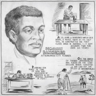 Adesivo Benjamin Banneker: Cientista Negro e Revolucionári