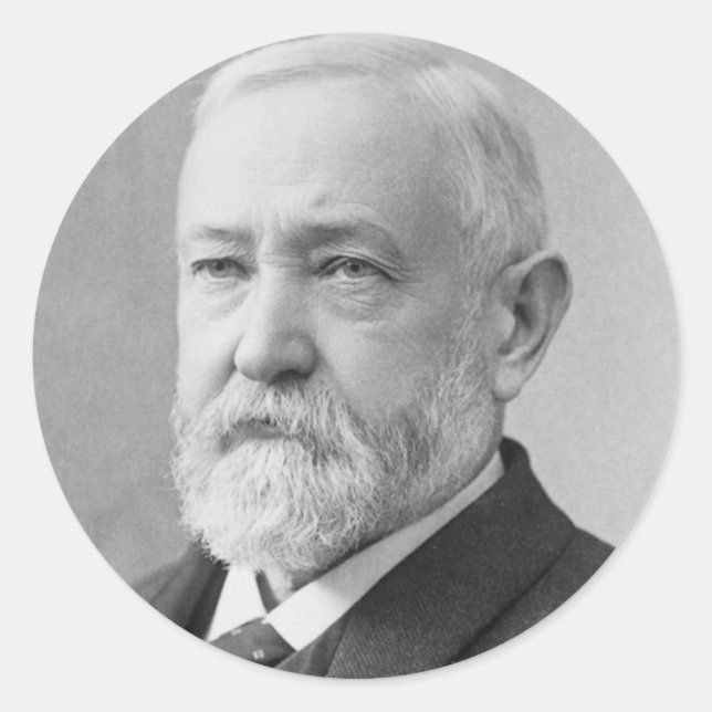 Adesivo Benjamin Harrison 23 (Frente)
