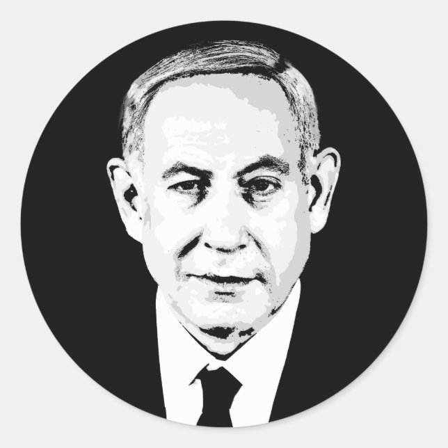 Adesivo Benjamin Netanyahu (Frente)