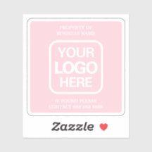 Bens Comerciais | Cor de Rosa | Logotipo branco