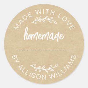 Adesivo Bens Cookies Brancos Homemade