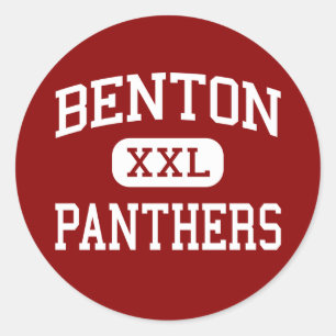 Adesivo Benton - panteras - segundo grau - Benton Arkansas